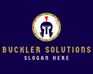 Buckler - Medieval Armor Helmet logo design