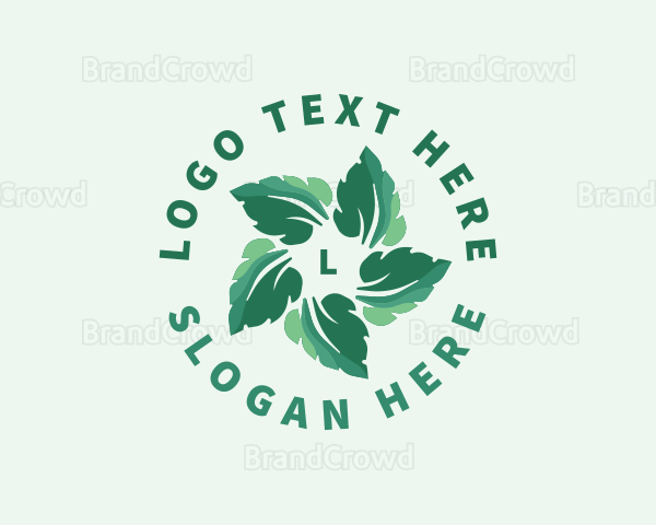 Leaf Nature Botanical Logo