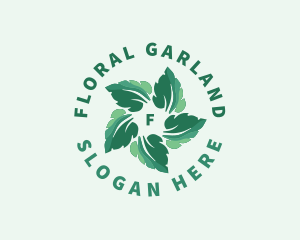 Garland - Leaf Nature Botanical logo design