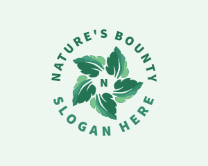 Leaf Nature Botanical logo design