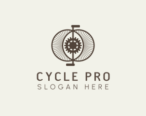 Biking - Bike Repair Cogs logo design