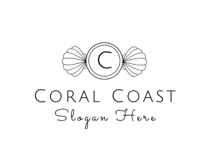 Coral - Clam Shell Spa logo design