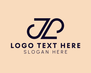 Marketing Advisory Business Letter JP logo design