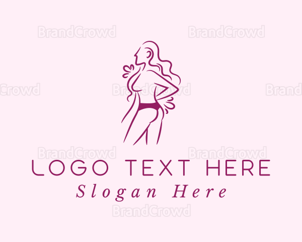 Sexy Woman Undergarment Logo
