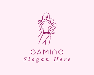 Modeling - Sexy Woman Undergarment logo design