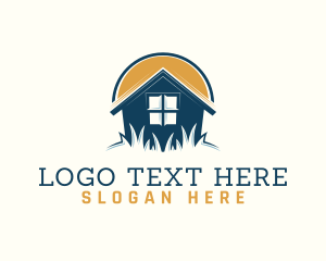 Housing - House Lawn Realty logo design