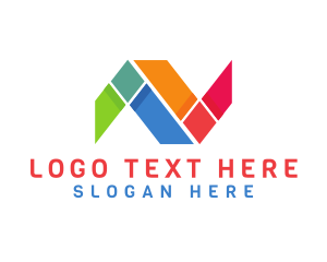 Digital Marketing - Digital Advertising Letter N logo design