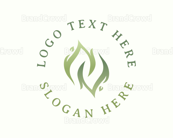 Organic Natural Leaf Logo