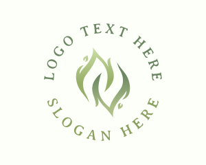 Organic - Organic Natural Leaf logo design