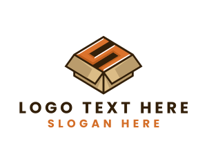 Parcel - Box Logistics Shipping logo design