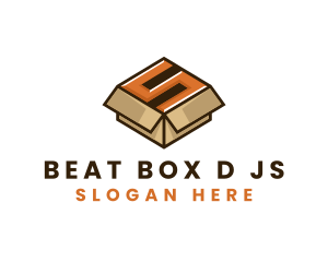 Box Logistics Shipping Logo