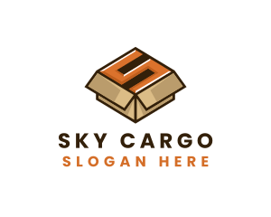 Box Logistics Shipping logo design