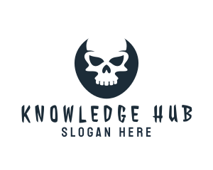Scary - Scary Skull Head logo design