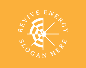 Renewable Solar Energy  logo design