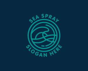 Sea Wave Trip logo design