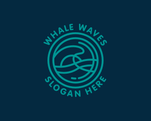 Sea Wave Trip logo design