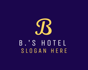 Generic Modern Business Letter B logo design