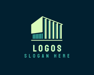 Storage Warehouse Building  Logo