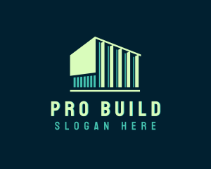 Storage Warehouse Building  logo design