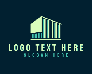 Storage Warehouse Building  Logo