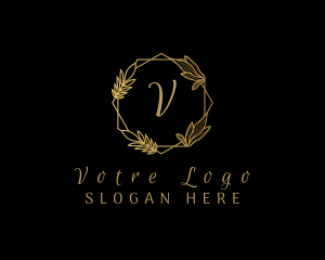 Skincare - Foliage Frame Ornament logo design