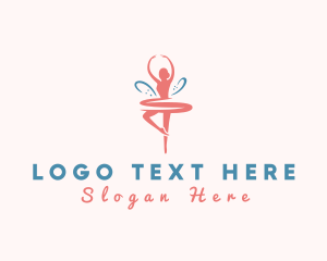 Dance - Elegant Ballerina Dancer logo design