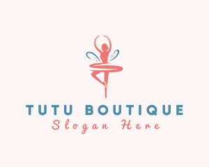 Tutu - Elegant Ballerina Dancer logo design