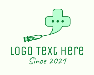 Doctor - Medicinal Vaccine Chat logo design