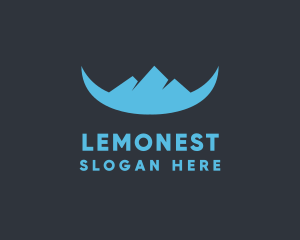 Glacial Mountain  Summit logo design