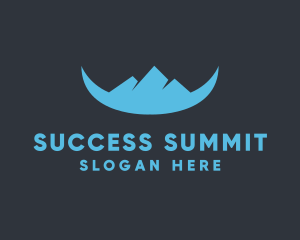 Glacial Mountain  Summit logo design