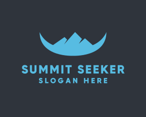 Glacial Mountain  Summit logo design