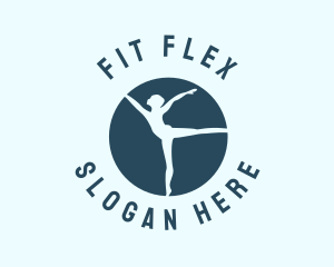 Fitness - Gymnast Tournament Athlete logo design
