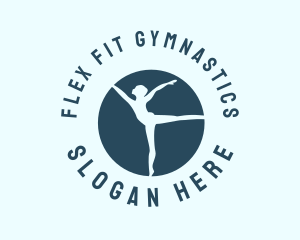 Gymnastics - Gymnast Tournament Athlete logo design