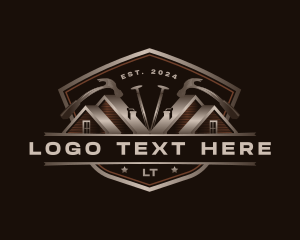 Repair - Carpentry Renovation Remodeling logo design