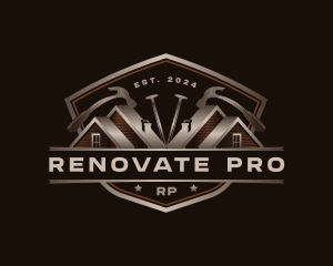 Carpentry Renovation Remodeling logo design