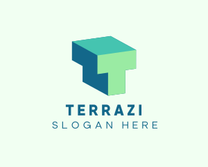 Generic 3D Letter T logo design