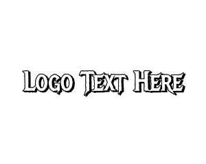 Heavy Metal Text Logo