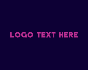 Wordmark - Generic Neon Club logo design