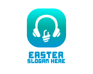 App - Tech Headphone App logo design