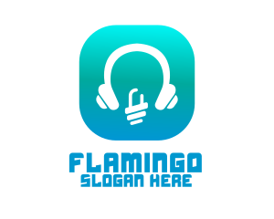 Play - Tech Headphone App logo design