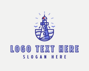 Sailor - Harbor Lighthouse Sailor logo design