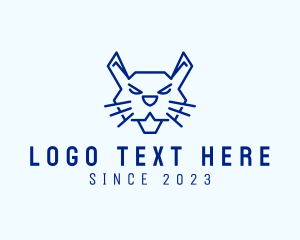 Rabbit - Angry Bunny Rabbit logo design