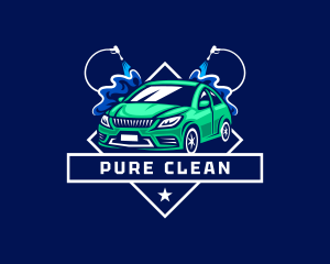 Car Automotive Cleaning logo design