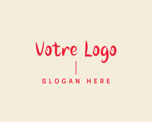 Modern Handwritten Wordmark Logo