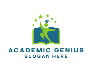 Professor - Academic Literature Graduate logo design