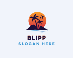 Island Beach Travel Logo