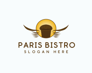 Chocolate Muffin Bakery logo design