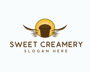 Chocolate Muffin Bakery logo design