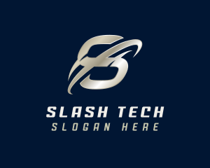 Slash - Active Swoosh Sport Letter S logo design