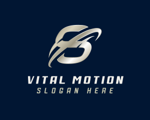 Active - Active Swoosh Sport Letter S logo design